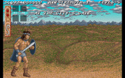 Sword of Sodan for Amiga - Game start.