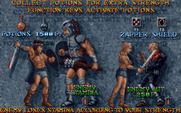 Sword of Sodan for Amiga - Game instructions.