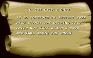 Sword of Sodan for Amiga - Level introduction.