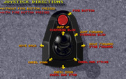 Sword of Sodan for Amiga - Joystick control summary.