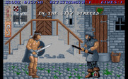Sword of Sodan for Amiga - Welcome to the city streets!