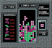 Tetris for NES / Famicom - I'm getting very low on open space!