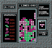 Tetris for NES / Famicom - This tall piece will clear a few lines for me...