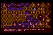Battle of the Bulge: Tigers in the Snow, The for Atari 8-bit - Game start.