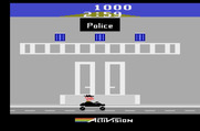 Private Eye for Atari 2600 - The game begins at the police station.
