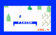 Mountain Madness: Super Pro Skiing for Intellivision - Here's the finish line...