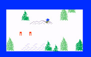 Mountain Madness: Super Pro Skiing for Intellivision - Skiing on my creation...
