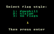 Mountain Madness: Super Pro Skiing for Intellivision - Select a flag style.