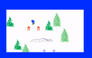 Mountain Madness: Super Pro Skiing for Intellivision - The flags are much closer together in this variation.