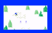 Mountain Madness: Super Pro Skiing for Intellivision - I crashed on some moguls!