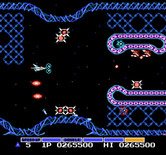 Gradius for NES / Famicom - Nearing the end of the stage...