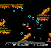 Gradius for NES / Famicom - There's a lot to dodge here!