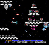 Gradius for NES / Famicom - The force field provides a small amount of protection...