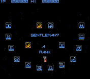 Gradius for Arcade - A new high score, enter your initials!