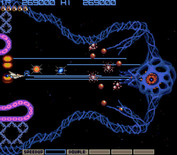 Gradius for Arcade - The end of level boss for this stage...