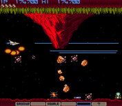 Gradius for Arcade - Another volcano gets in the way!