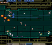 Gradius for Arcade - Entering the fortress on stage 7...