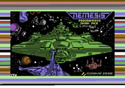 Gradius for Commodore 64 - Loading screen (European version).
