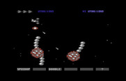 Gradius for Commodore 64 - Most of the stage consists of these things...