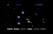 Gradius for Commodore 64 - Watch out for the attack from behind!