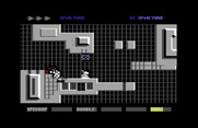 Gradius for Commodore 64 - Crash! I've been hit...