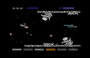 Gradius for Commodore 64 - Skeletons begin to appear.