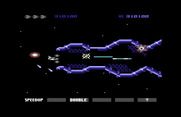 Gradius for Commodore 64 - The path gets narrow...