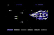 Gradius for Commodore 64 - The first end of level boss.