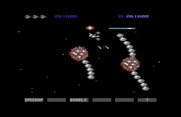 Gradius for Commodore 64 - Some strange objects appear that reach out and try to catch the player!
