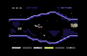 Gradius for Commodore 64 - You'll need to blast through the walls here too.