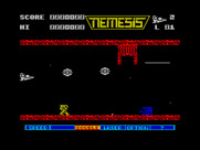 Gradius for ZX Spectrum - Be careful, enemies can also appear from behind suddenly!