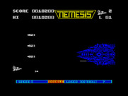Gradius for ZX Spectrum - One of many enemy core ships you'll encounter...
