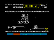 Gradius for ZX Spectrum - One opponent destroyed, but there will be more!