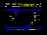 Gradius for ZX Spectrum - Another enemy swarm appears...