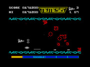 Gradius for ZX Spectrum - Having the force field can help, but it also can be destroyed quickly!