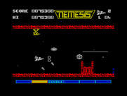 Gradius for ZX Spectrum - Stage 4 is similar to the first stage, but more difficult...