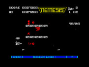 Gradius for ZX Spectrum - Don't crash into walls and other obstacles.