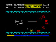 Gradius for ZX Spectrum - Blasting my way through stage 7.