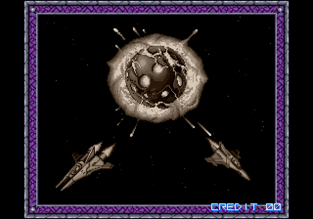 Vulcan Venture Arcade Screenshot: Game introduction / attract mode 3.