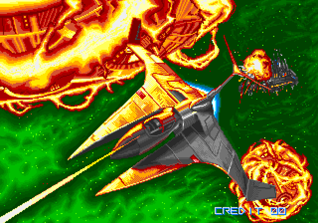 Vulcan Venture Arcade Screenshot: Game introduction / attract mode 4.