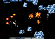 Vulcan Venture for Arcade - You can destroy the crystals; but there's plenty more to take their place!