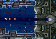 Vulcan Venture for Arcade - Stage 8 mini-boss; you'll need to avoid the rapid fire here!