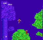 Legend of Kage, The for NES / Famicom - Leaping through the air!