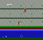 Legend of Kage, The for NES / Famicom - Jump up the platforms to the top...