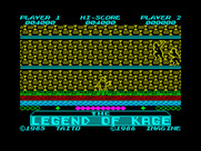 Legend of Kage, The for ZX Spectrum - A pair of ninjas incoming...
