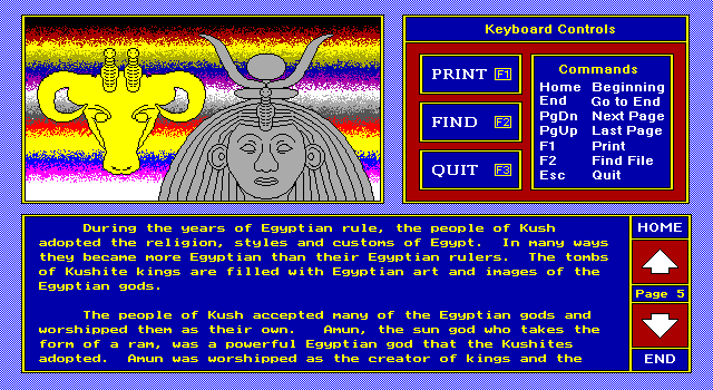 Quiz Kids: Adventure in the Mystery Maze, The IBM PC/Compatibles Screenshot: Reading some more...