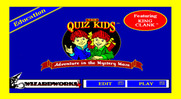 Quiz Kids: Adventure in the Mystery Maze, The for IBM PC/Compatibles - Title screen.