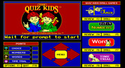 Quiz Kids: Adventure in the Mystery Maze, The for IBM PC/Compatibles - The main menu.