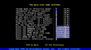Quiz Kids: Adventure in the Mystery Maze, The for IBM PC/Compatibles - There are a number of game settings to choose from.