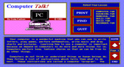 Quiz Kids: Adventure in the Mystery Maze, The for IBM PC/Compatibles - You can even read about your computer! Pay attention, there's a quiz later...